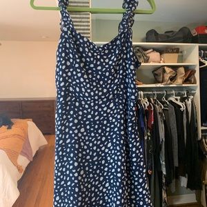 Nordstrom sleeveless navy dress